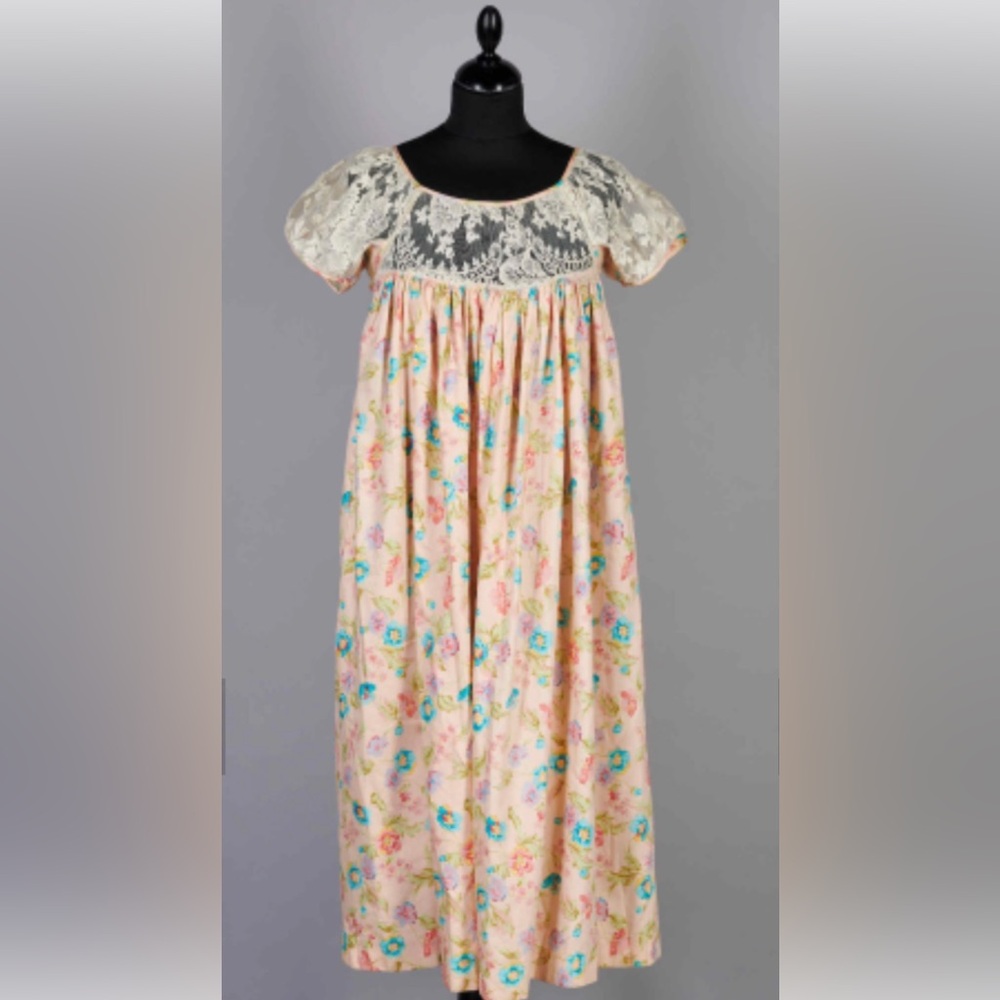 Rare vintage Ter et Batine  floral dress by Chantal Thomas